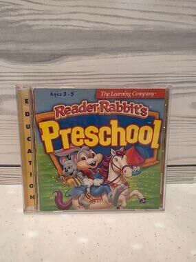 Reader Rabbit's Preschool (CD-ROM) Ages 3-5 Educational Software